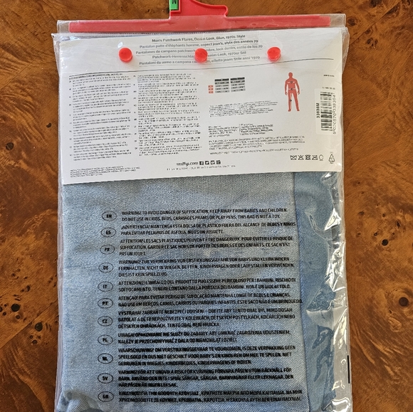 Mens patchwork flares - Picture 2 of 7